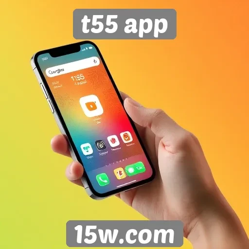 Exploração das funcionalidades do site t55 app